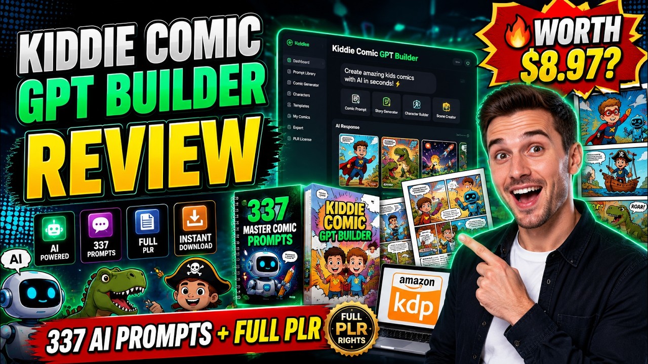 What is (PLR) Kiddie Comic GPT Builder?