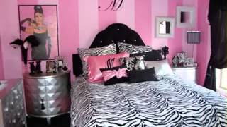 Pink and black bedroom decorating ideas screenshot 2