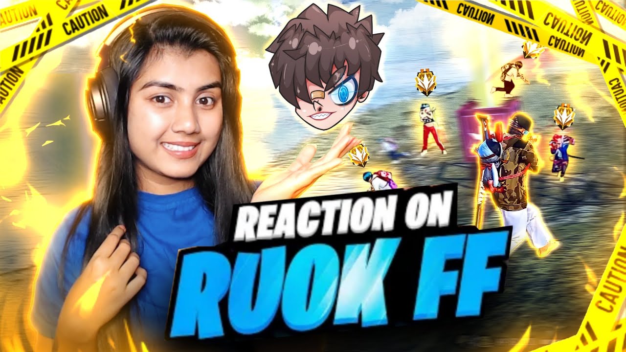 RUOK FF Unstoppable Only HeadShot 😲😲 || Reaction On @RUOK1 || Garena Free Fire || PN KIARA