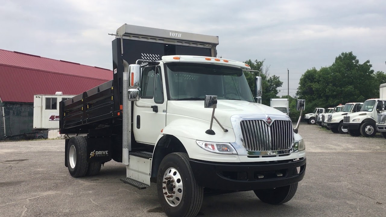For Sale 2015 International 4300 Landscape Dump Truck YouTube