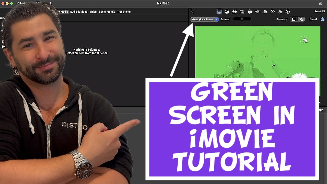 How to do a Green Screen in iMovie Tutorial - YouTube