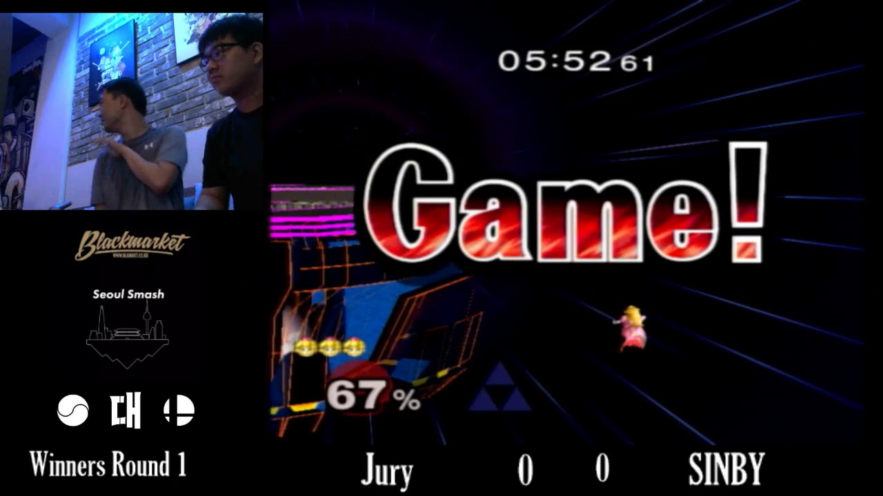 Blackout 3 Melee - Winners Round 1 - Sinby (Ganondorf) vs Jury (Peach)