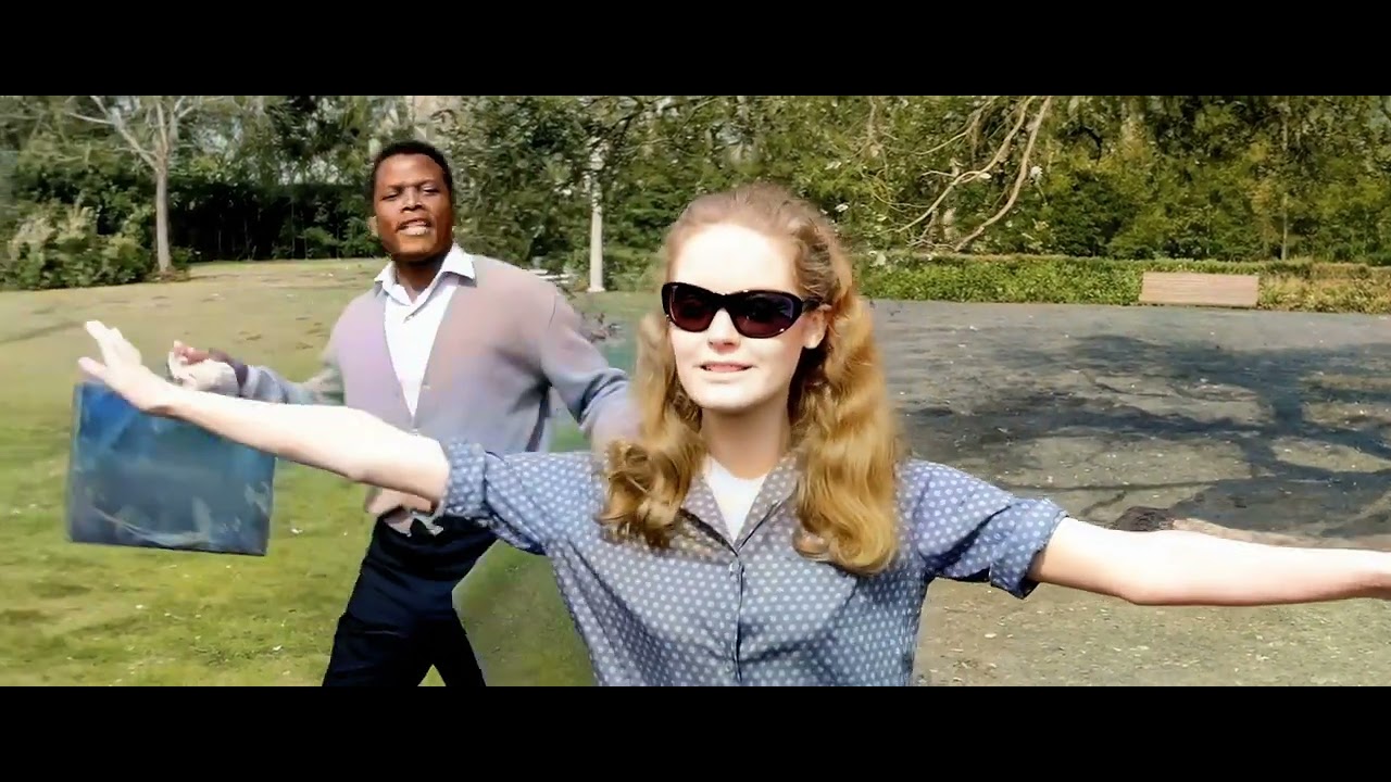 A Patch of Blue 1965 Sidney Poitier Shelley Winters  scene 1 colorized remastered 4k version 2