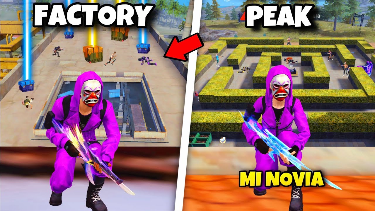 RETO: MIENTRAS UNO CAMPEA EN FACTORY EL OTRO CAMPEA EN PEAK 😰 FREE FIRE
