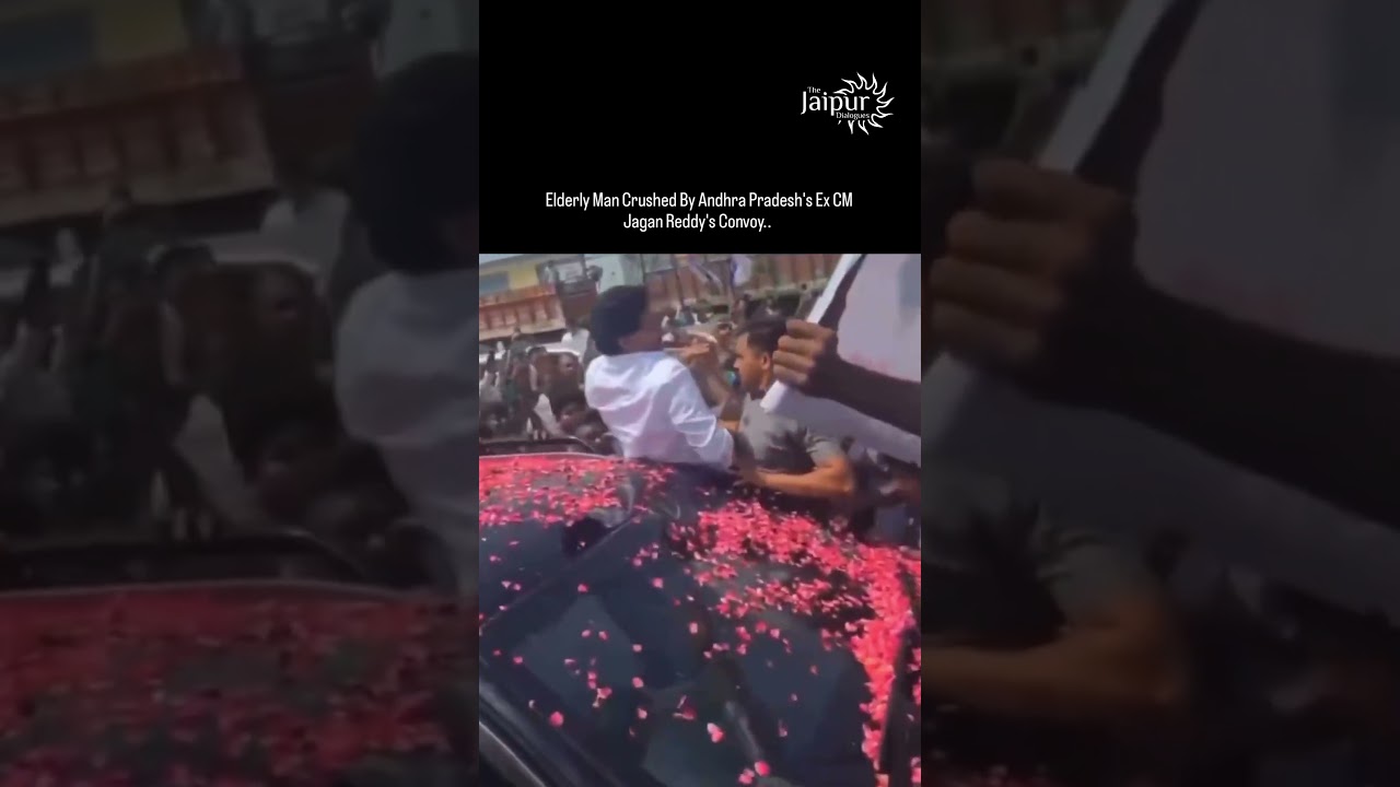 Jagan Reddy’s Convoy Runs Over Elderly Man, Rally Doesn’t Stop | 