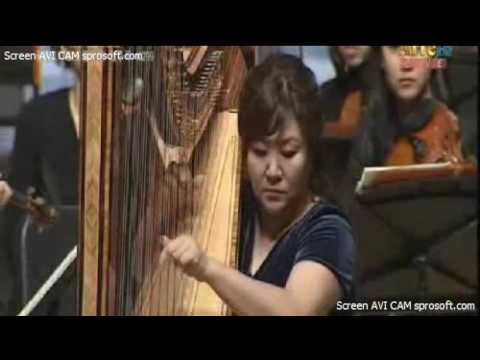 Mozart flute & harp concerto- Mov.3 ,Gloria Park (...