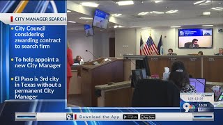City manager search