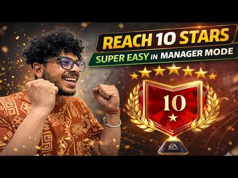 MANAGER MODE BEST TACTICS 😱 10 STAR IS TOO EASY !! FC MOBILE