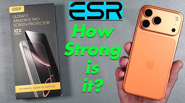 iPhone 17 Pro Max ESR Armorite Pro Screen Protector - Drop & Scratch TESTED