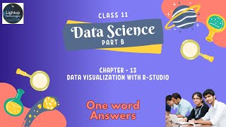 Class 11th Data Science Chapter 13 - Data Visualization with R-Studio One word Answers video