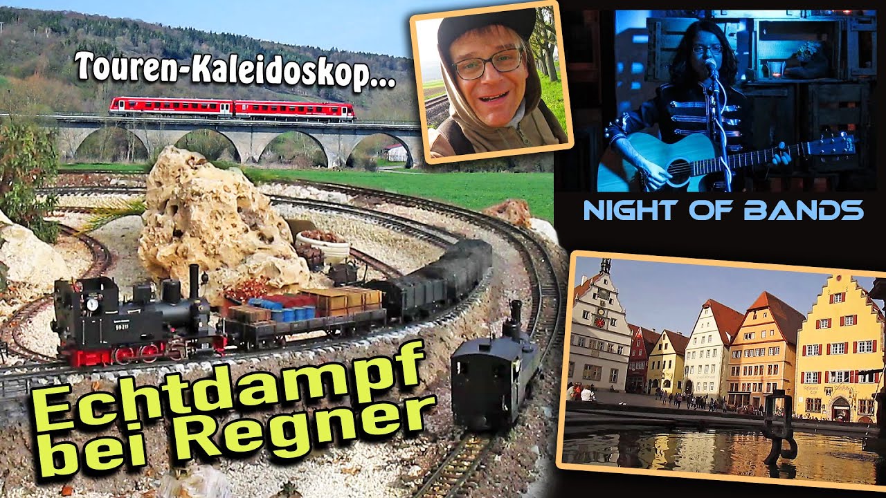 Dampf bei Regner in Aurach | Night of Bands | Touren durch Tauberfranken... 