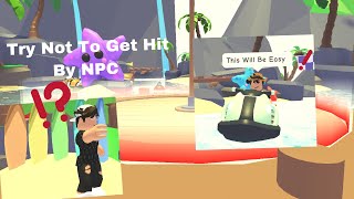 Trying Not To Get Hit By The NPC's From The Shooting Stars Minigame | Adopt Me