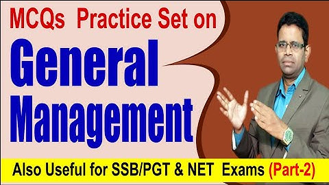 Top MCQ on General Managemen #cbse #bcom #bba #mcom #mba #nta #pmir #pgtcommerce