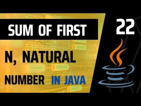 #java22 Sum of first N Natural Number in Java • For Loop Questions Practice in Java