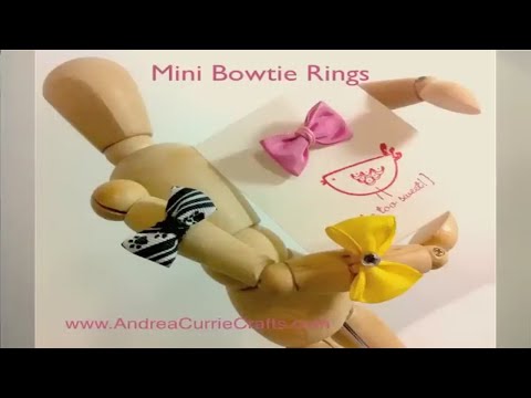 How to make a Ring Bow Tie ( Andrea Currie )