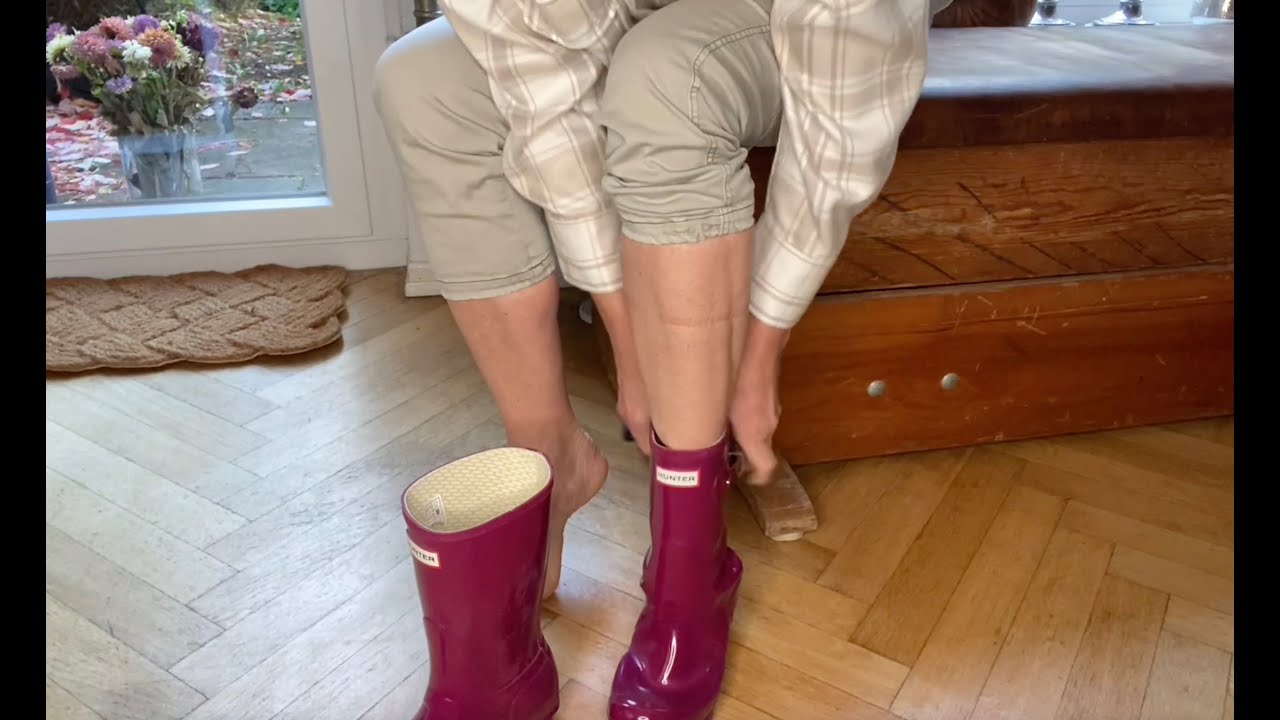 Hunter Boots for gardening