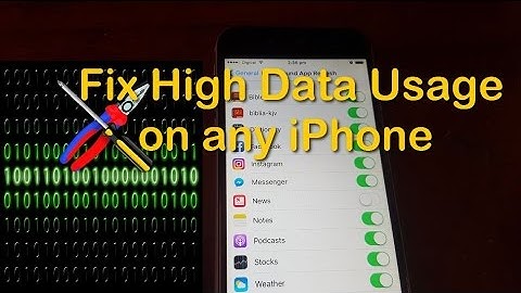 Fix High Data Usage on any iPhone easily
