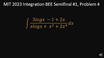 MIT 2023 Integration BEE Semifinal #1, Problem 4