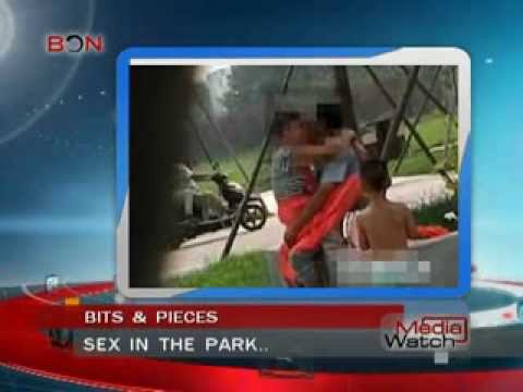 Sex in the park... - Media Watch - Aug.7th.,2013 - BONTV China