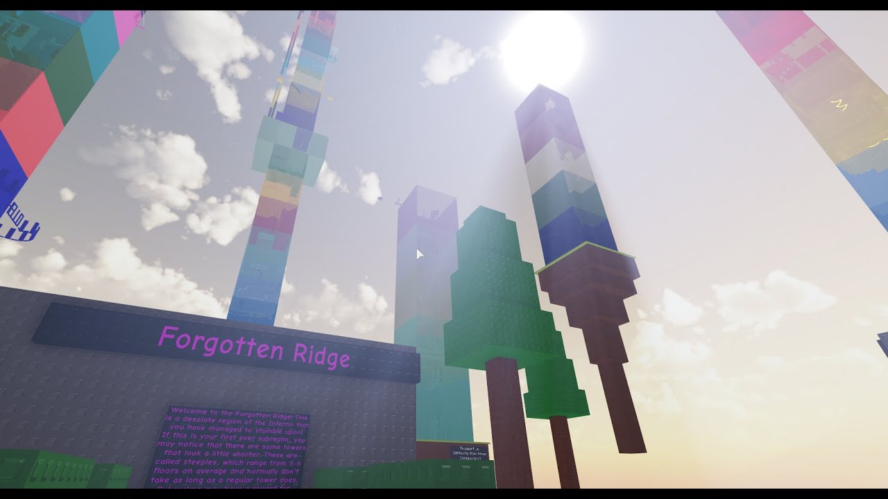 Forgotten Ridge Ground View Forgotten Ridge (All Towers) - JToH - YouTube