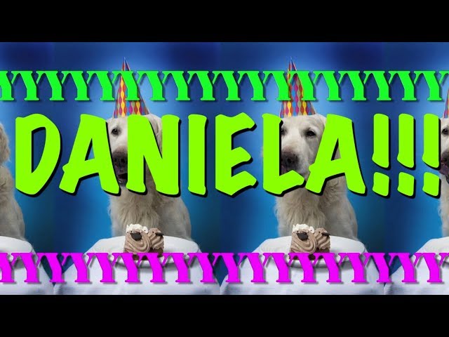 HAPPY BIRTHDAY DANIELA! - EPIC Happy Birthday Song