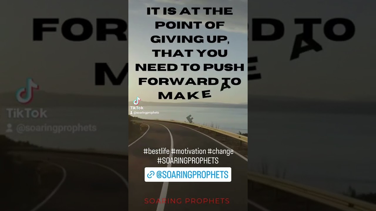 Positive change requires both resilience and sacrifice 