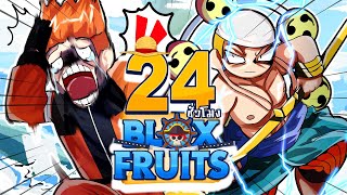 24ชั่วโมง ใน Blox Fruit EP.26 | ผลสายฟ้าตื่น โพ V.2 เผ่าไซบอร์ก ได้มาครบเเล้ว