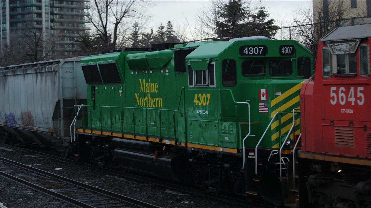 NBSR 4307! CN M394 - 2888E at CN Peel - January 09, 2026