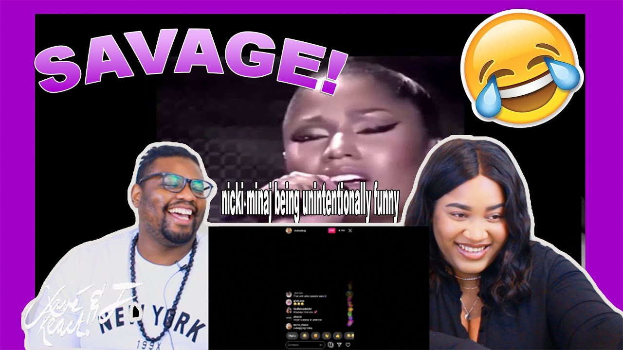 Nicki minaj being unintentionally funny for 10 minutes and 29 seconds| REACTION