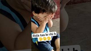 Rida taa kr rhi h #viral #ytshorts #cutebaby #twinsridaruhaan #masti #supportme #subscribeplease