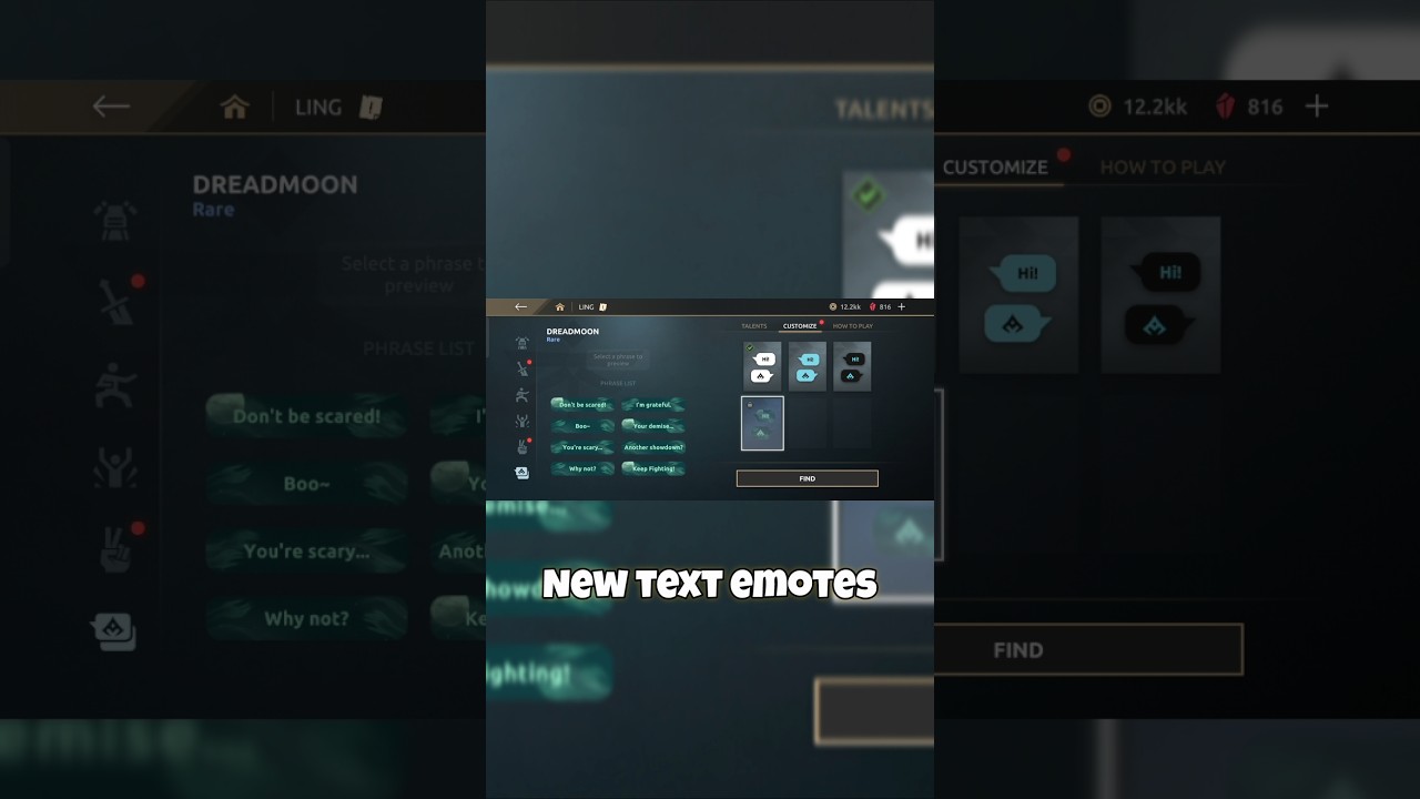Shadow Fight Arena New Text Emotes