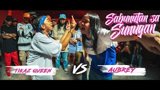 Sunugan - Aubrey Vs Tikaz Queen 1St Round Sabunutan Femcee Tournament
