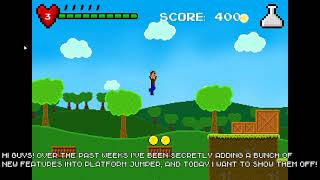 PJ Update 07-18-2021: New move, collectibles and demo level progress!