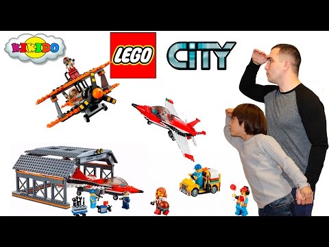 Лего Сити Авиашоу 60103. Как Папа с Камилем собирались на Авиашоу с новым набором лего. Кикидо