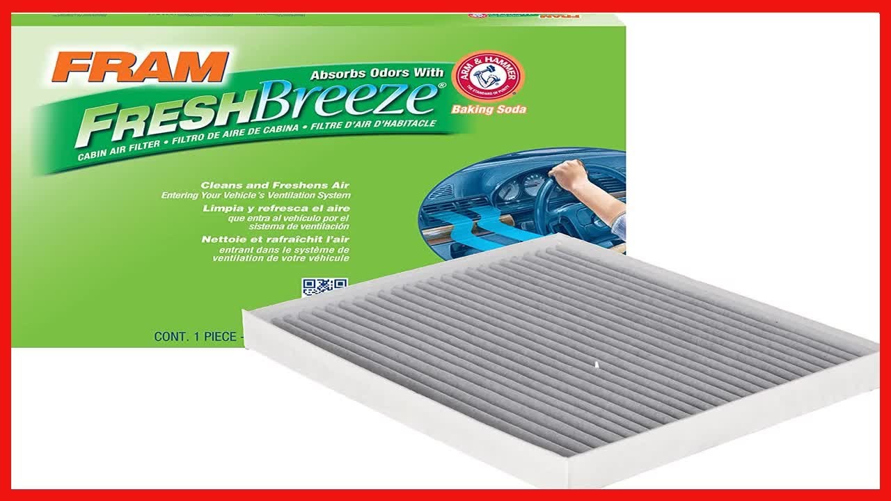 FRAM Fresh Breeze Cabin Air Filter with Arm & Hammer Baking Soda, CF12160 for HyundaiKia Vehicles