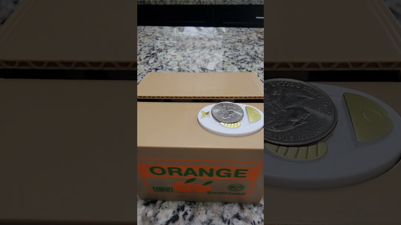 ❤️❤️ CUTE ORANGE BOX COIN BANK ❤️!!! 