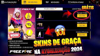 URGENTE!! MELHOR EVENTO DA ATUALIZAÇÃO, SKINS DE GRAÇA, PEGUE O EMOTE LOJA DO ESTILHAÇOS - FREE FIRE