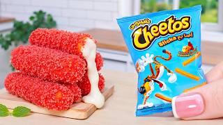🤤 So Crunchy Mini Mac n' Cheetos Recipe | ASMR Cooking Mini Real Food