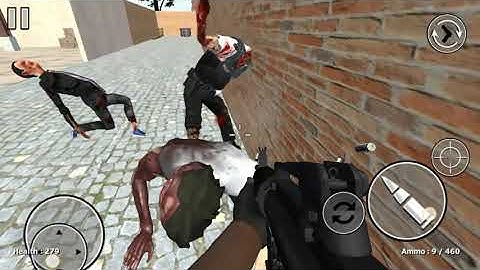 Zombie Evil Kill 3 : Dead City- Level 1 Android Gameplay