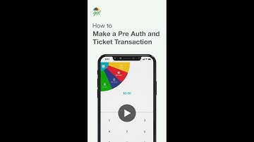 How to Make a Pre Auth and Ticket Transaction Using Tap to Pay on iPhone With iPOSgo!