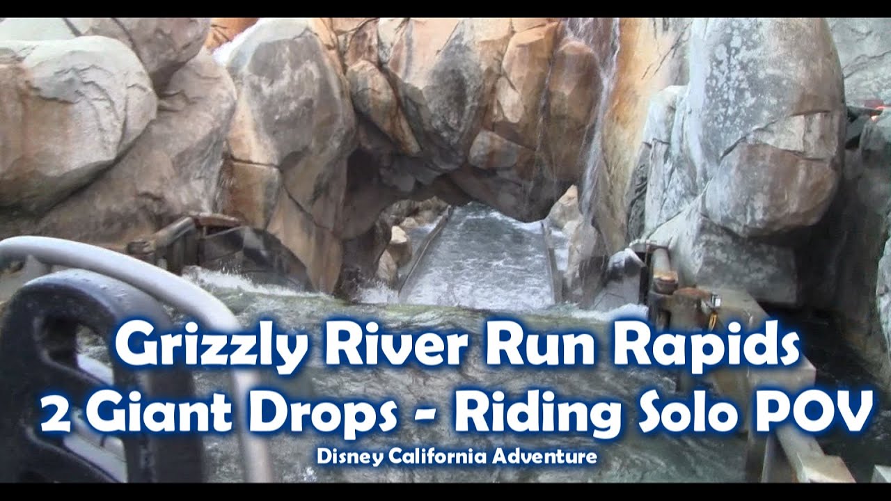 [HD] Grizzly River Run Rapids Ride - 2 DROPS! - Disneyland - California ...