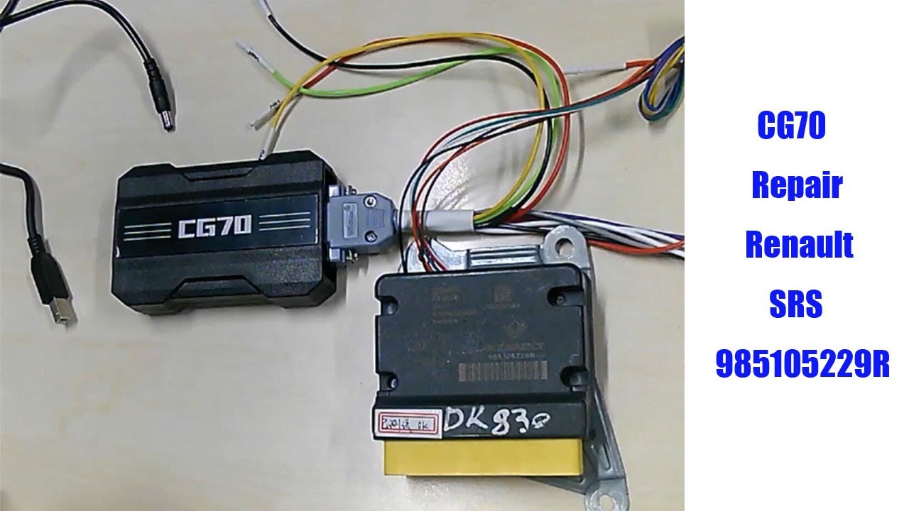 CG70 Repair Renault Airbag 985105229R on Bench  -OBDII365