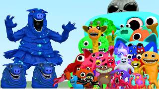 Hellish Nanny Phase 2 Vs All Fanmade & Original Garten Of BanBan 1-8 Family In Garry's Mod