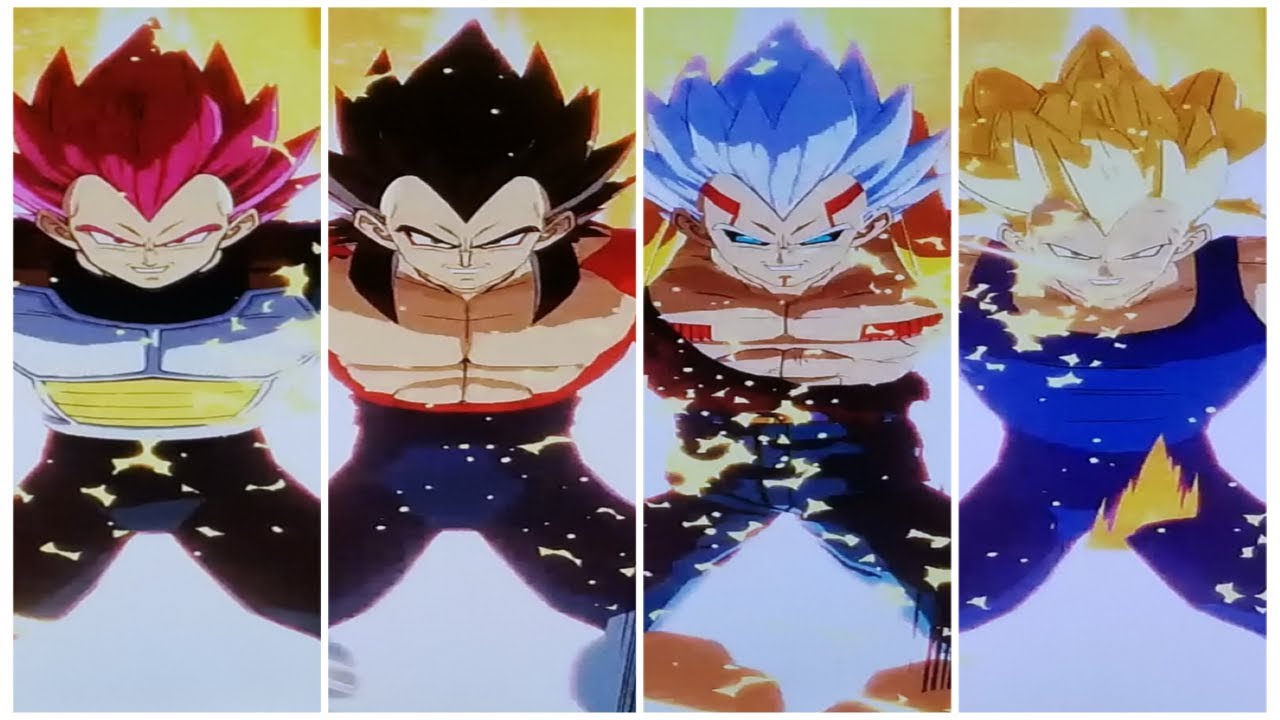 Dragon Ball FighterZ All Vegeta Transformations Plus Alternative Costumes Mods