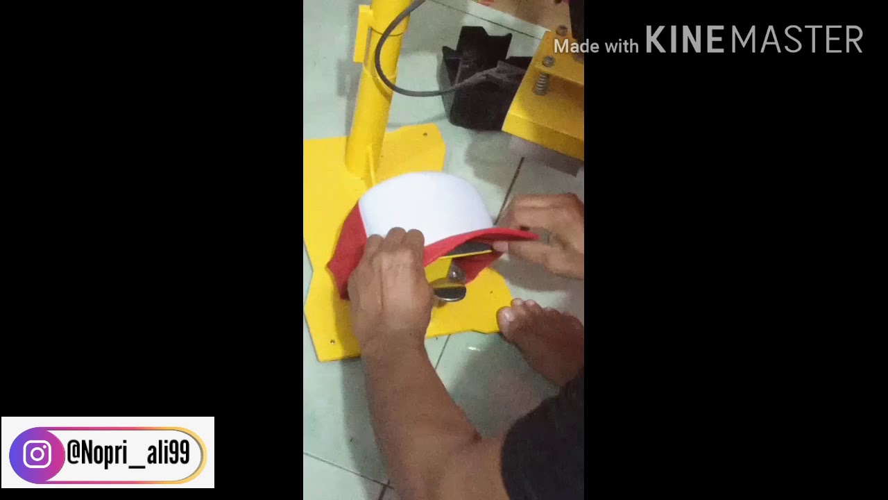 tutorial sablon topi YouTube tutorial sablon topi YouTube