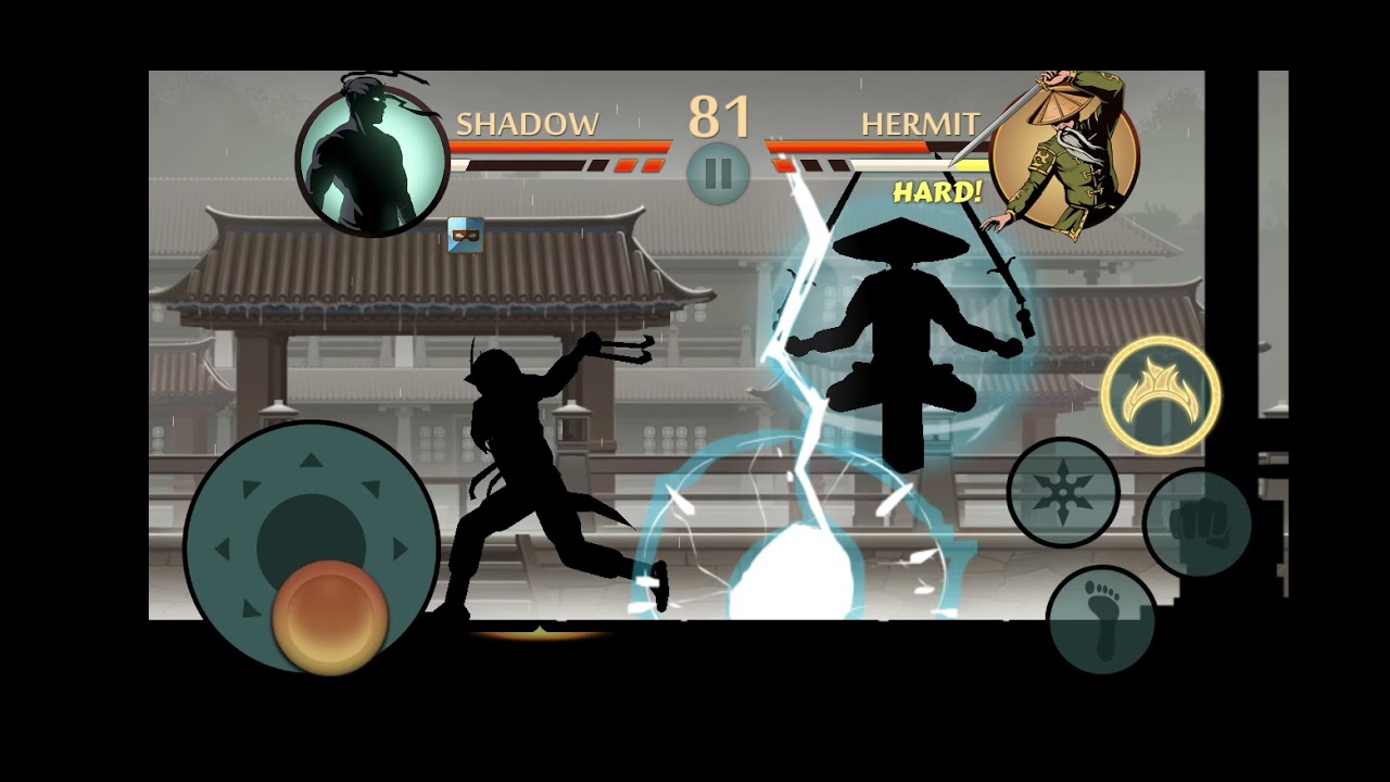 Shadow vs Hermit (How to beat Hermit) Shadow Fight 2