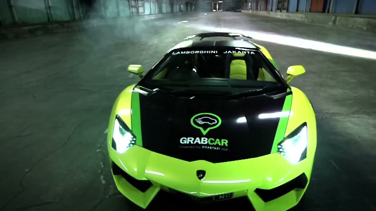 grab super car Promotion on Lamborghini