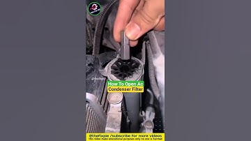 How To Open Ac Condenser Filter 🛠️😱 #carseatquicky #carmechanic #caraccessories #shorts #carparts
