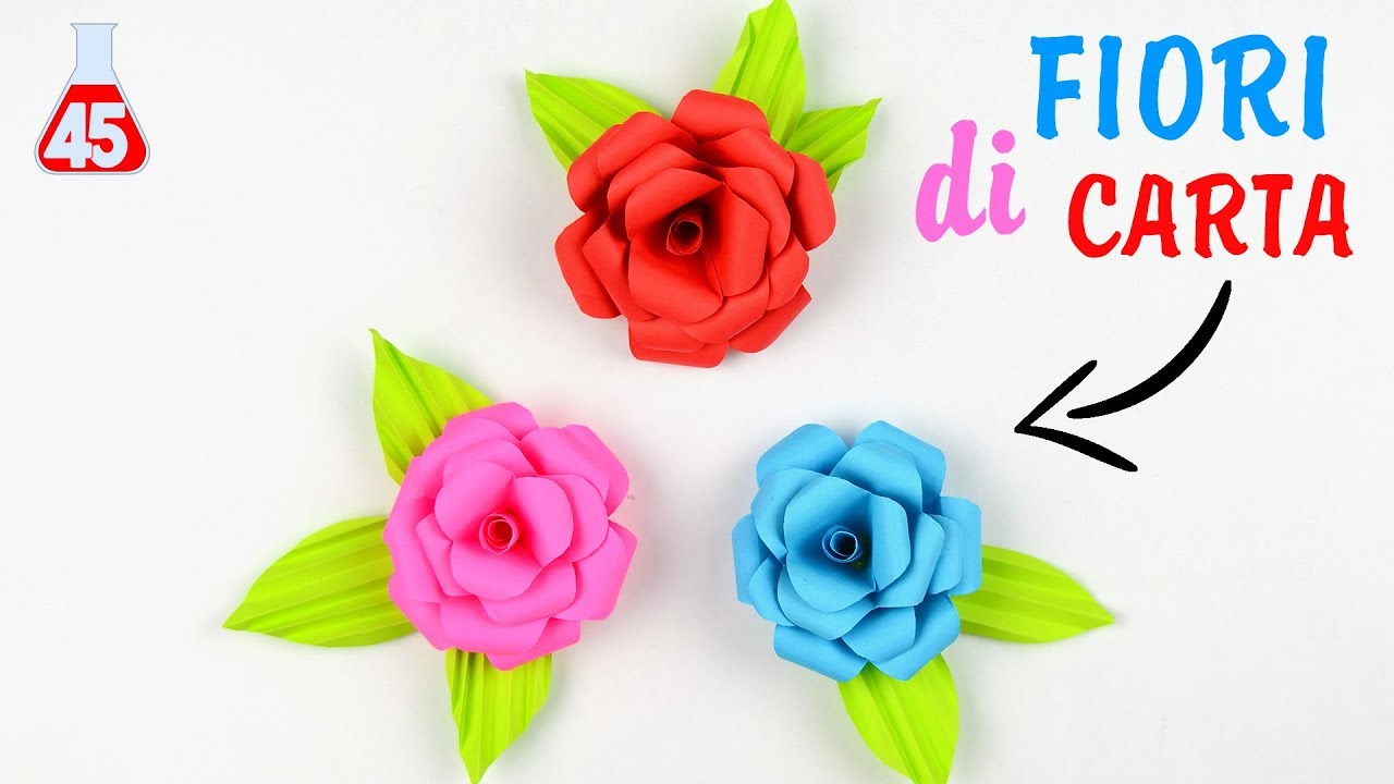 come fare dei fiori di carta