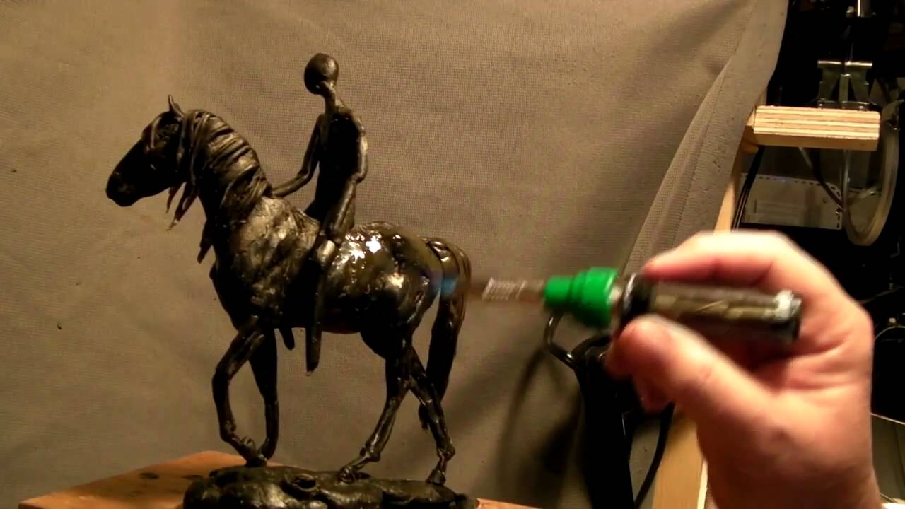Worked on Wax Horse and Cowboy Piece Started YouTube
